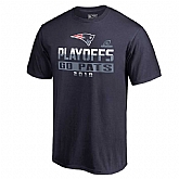 Men's Patriots Navy 2018 NFL Playoffs Go Pats T-Shirt,baseball caps,new era cap wholesale,wholesale hats